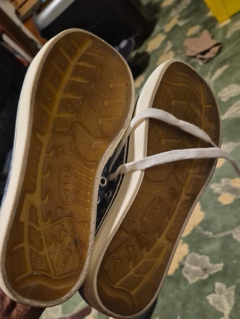 Keen Blue Camo Low-Top Canvas Sneakers - Picture 7 of 8